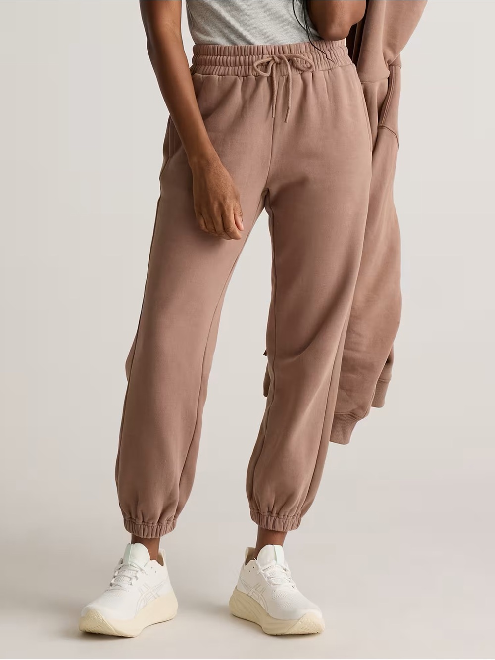 Women’s Quince Organic Cotton Boyfriend Sweatpants - Mauve